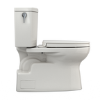TOTO MS474124CUFG#12 Vespin Ii 1G Two-Piece Elongated 1.0 Gpf Universal Height Toilet With Cefiontect And Ss124 Softclose Seat - Sedona Beige