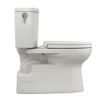 TOTO MS474124CUFG#12 Vespin Ii 1G Two-Piece Elongated 1.0 Gpf Universal Height Toilet With Cefiontect And Ss124 Softclose Seat - Sedona Beige