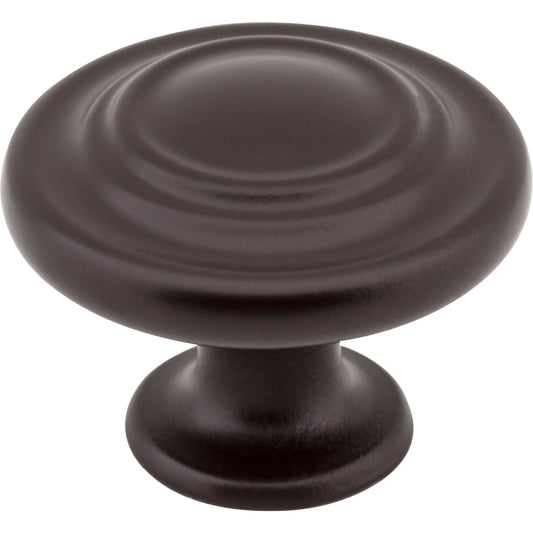 ELEMENTS 107ORB Arcadia 1-5/16" Diameter Mushroom Knob , Dark Bronze