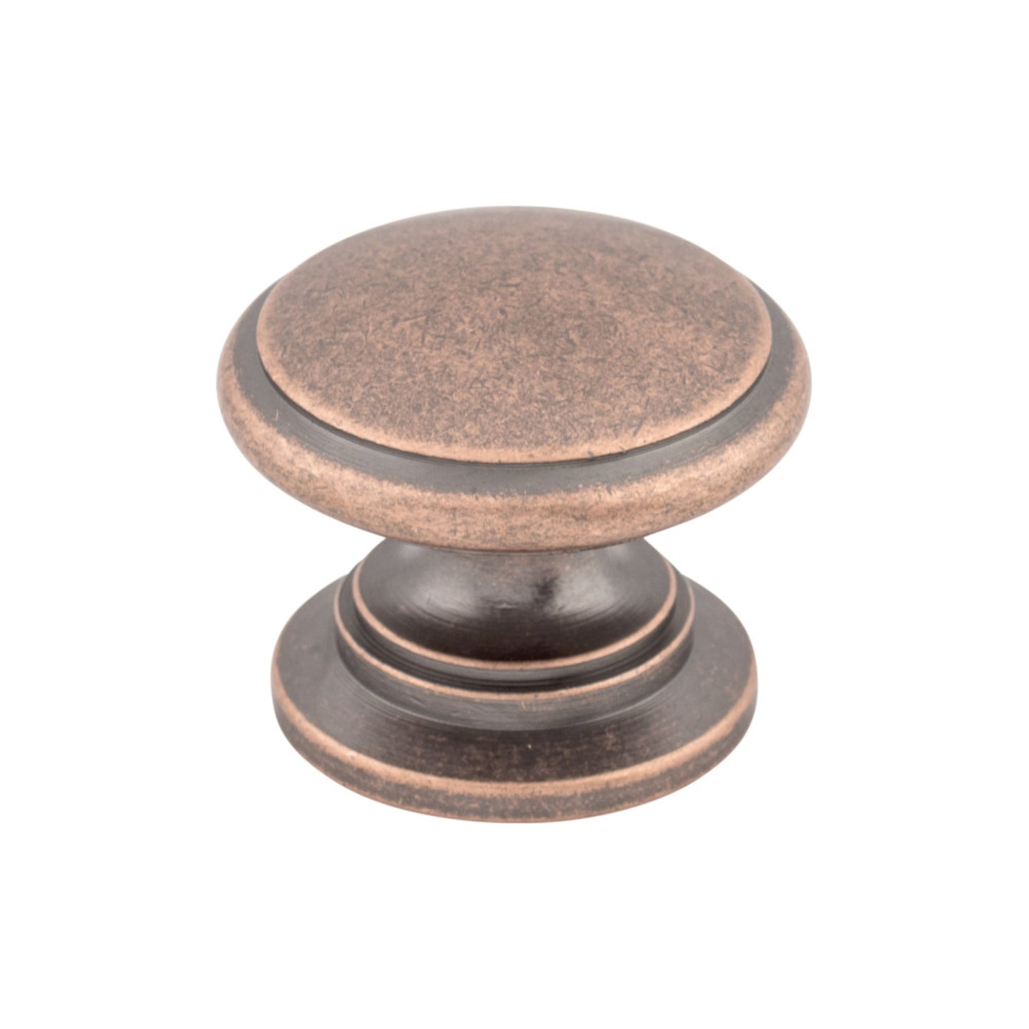 TOP KNOBS M357 Ray 1 1/4" Diameter Round Knob - Antique Copper