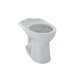 TOTO C453CUFG#11 Drake II Universal Height Round Toilet Bowl with CEFIONTECT , Colonial White