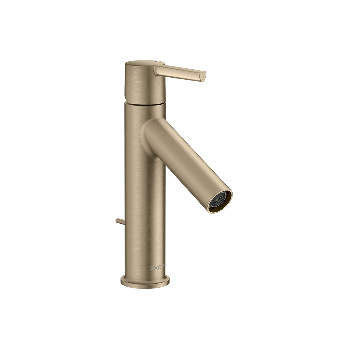AXOR 10001821 Starck Single-Hole Faucet 100 with Pop-Up Drain, 1.2 GPM - Brushed Nickel