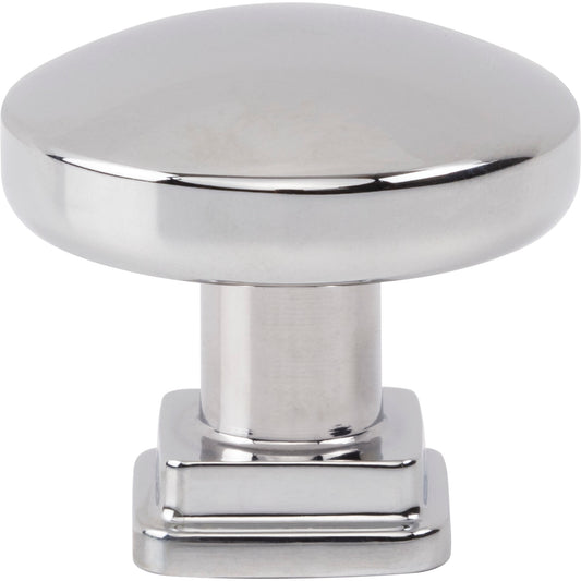 ATLAS A6021-CH Kimberton 1 1/4" Length Round Knob - Polished Chrome