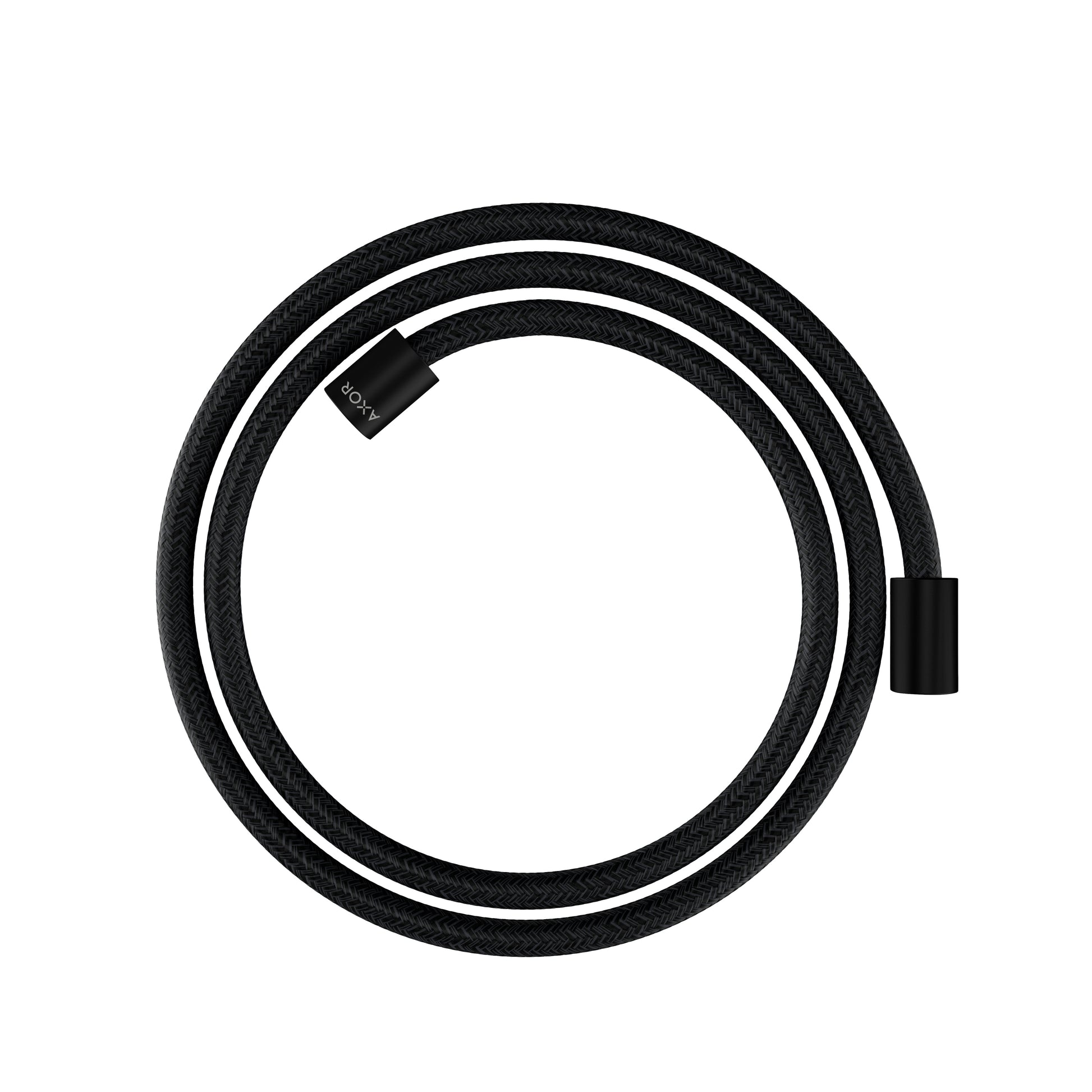 AXOR 28261670 Shower Solutions Textile Hose with Cylindrical Nut, 63" - Matte Black