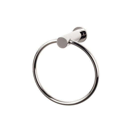 TOP KNOBS HOP5PN TOP BATH (R) Hopewell Bath Towel Ring - Polished Nickel