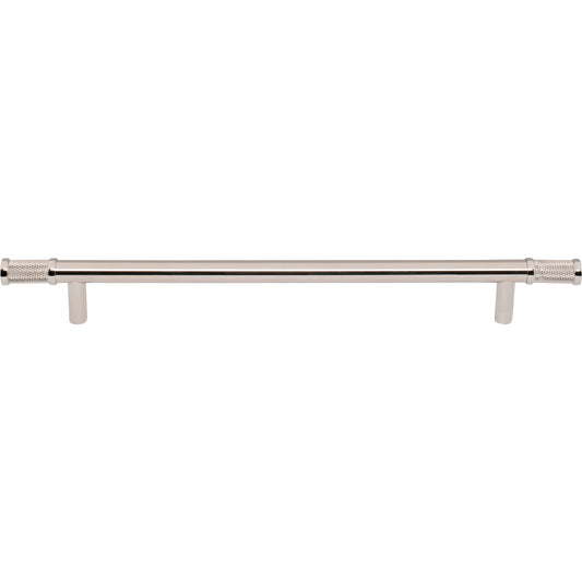 TOP KNOBS TK3236PN Burnham 8 13/16" Center to Center Bar Pull - Polished Nickel