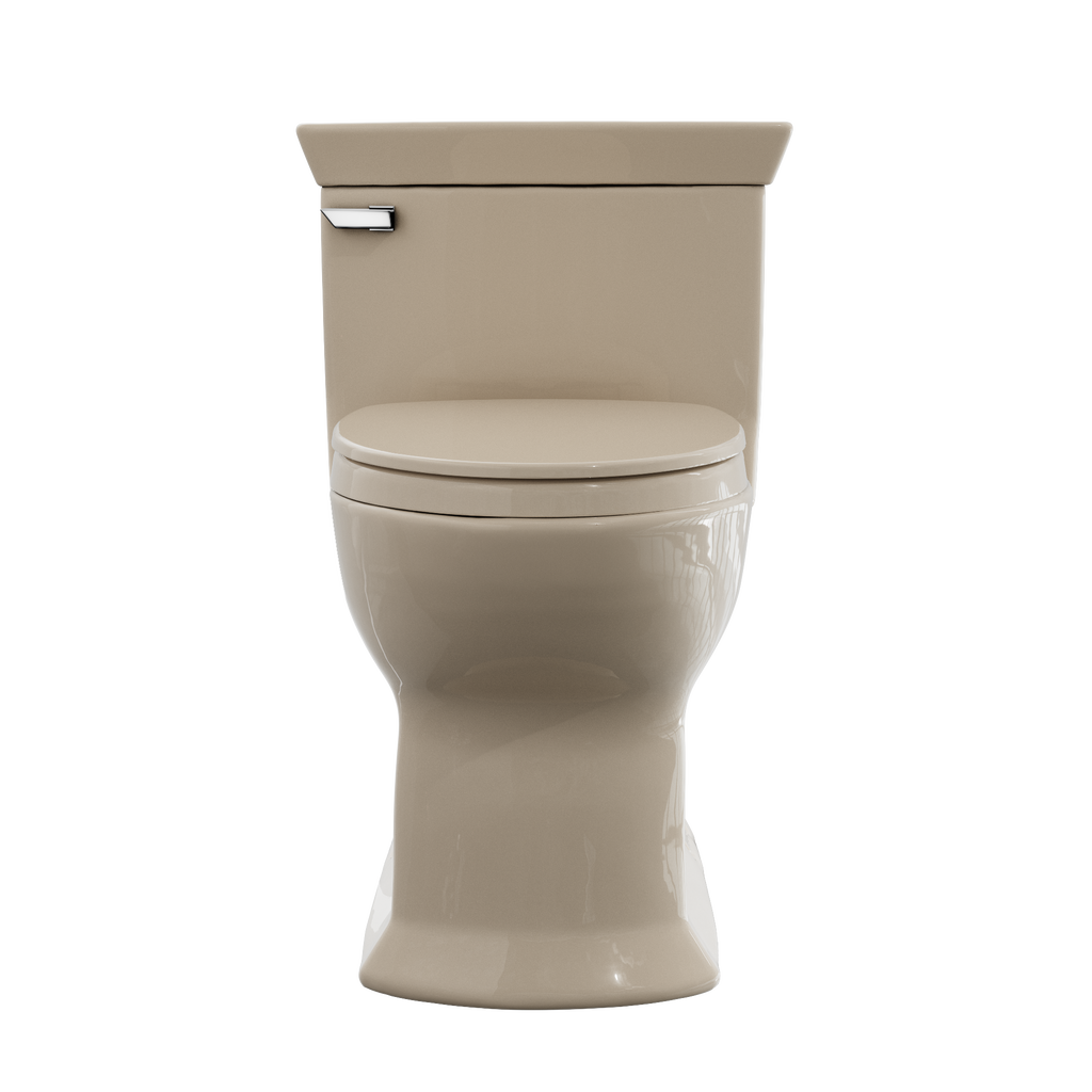 TOTO MS964124CEFG#03 Soiree One Piece Elongated 1.28 Gpf Universal Height Skirted Toilet With Cefiontect - Bone