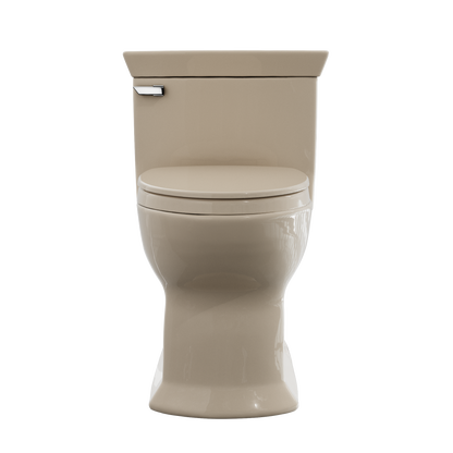 TOTO MS964124CEFG#03 Soiree One Piece Elongated 1.28 Gpf Universal Height Skirted Toilet With Cefiontect - Bone