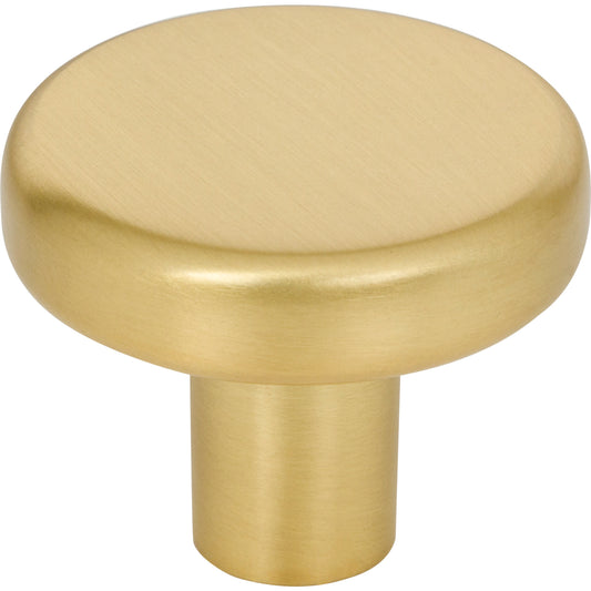 ELEMENTS 105BG Gibson 1-1/4" Diameter Mushroom Knob - Brushed Gold