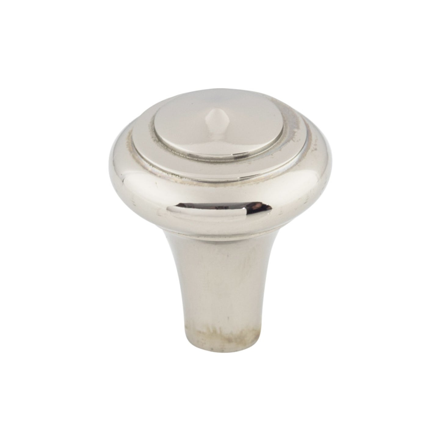 TOP KNOBS M2040 Aspen II Peak 1" Diameter Round Knob - Polished Nickel