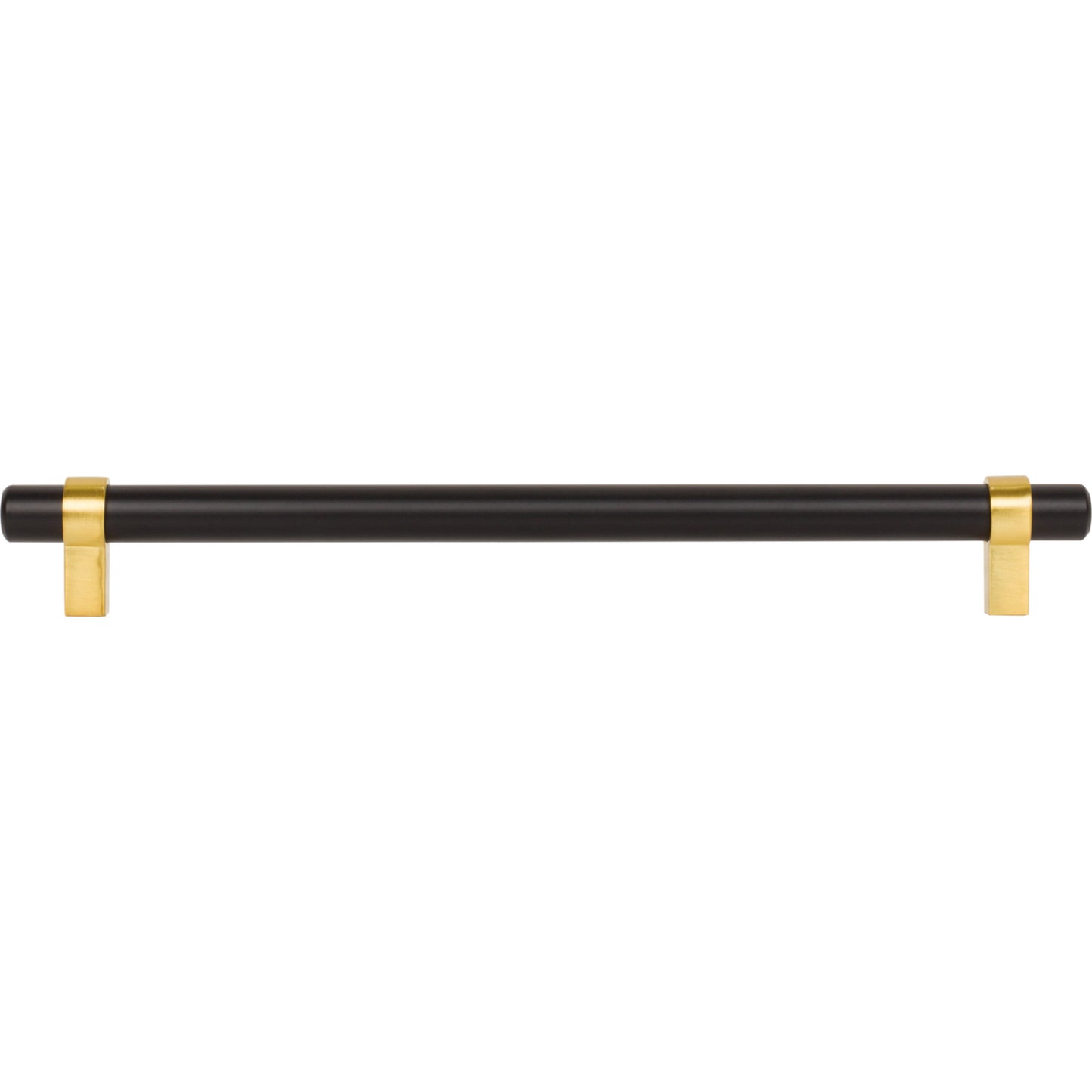 JEFFREY ALEXANDER 5224MBBG Key Grande 224 mm Center-to-Center Bar Pull - Matte Black w/Brushed Gold