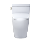 TOTO MW6244726CEFG#01 Washlet+ Legato One-Piece Elongated 1.28 Gpf Toilet And Contemporary Washlet S7 Contemporary Bidet Seat - Cotton White