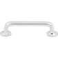 TOP KNOBS M1988 Aspen II Rounded 4" Center to Center Bar Pull - Polished Chrome