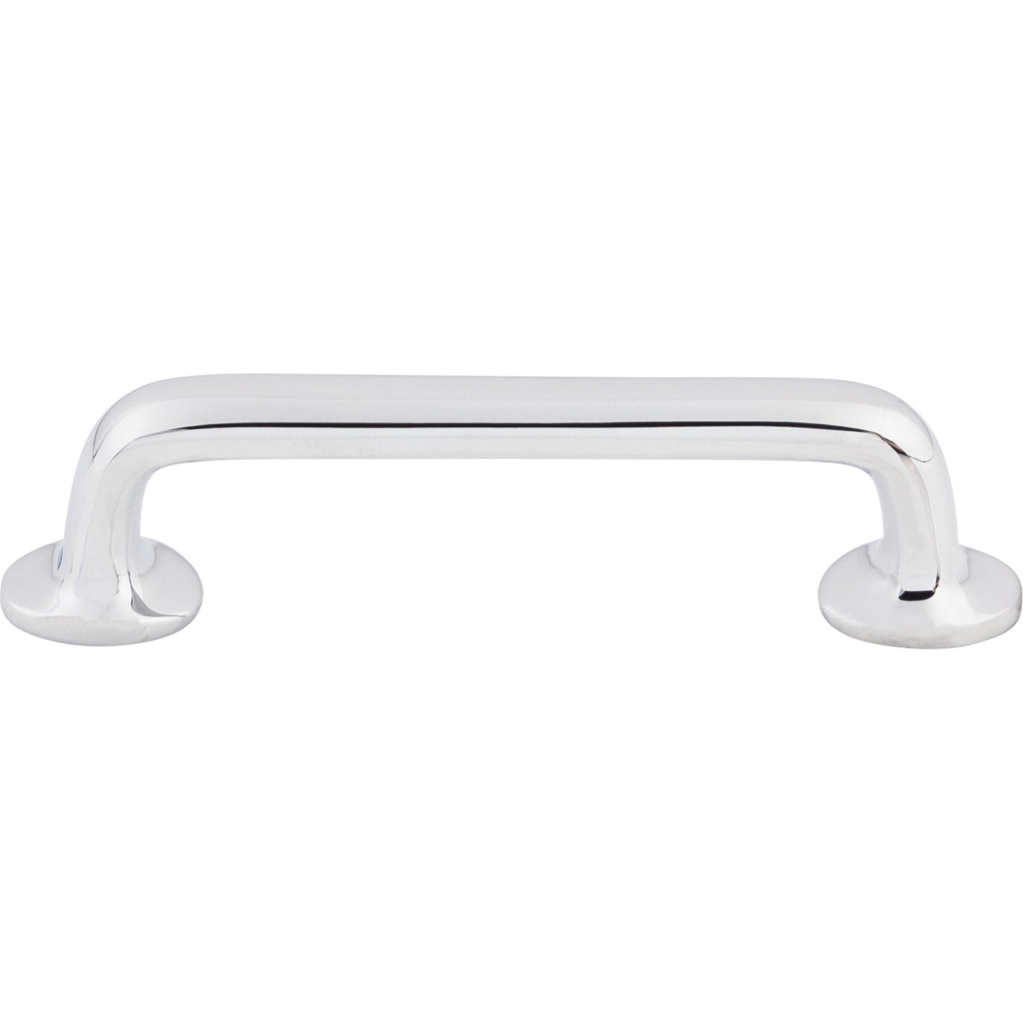 TOP KNOBS M1988 Aspen II Rounded 4" Center to Center Bar Pull - Polished Chrome