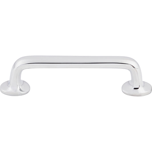 TOP KNOBS M1988 Aspen II Rounded 4" Center to Center Bar Pull - Polished Chrome