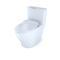 TOTO MS624234CEFG#01 Legato One-Piece Elongated 1.28 GPF Toilet with CEFIONTECT and SoftClose Seat , Cotton White