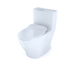 TOTO MS624234CEFG#01 Legato One-Piece Elongated 1.28 Gpf Toilet With Cefiontect And Softclose Seat - Cotton White
