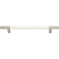 ATLAS 281-WT-BRN Zanzibar 6 5/16" Center to Center Bar Pull - Brushed Nickel