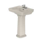 TOTO LPT532.4N#12 Promenade 24" X 19-1/4" Rectangular Pedestal Bathroom Sink For 4 Inch Center Faucets - Sedona Beige