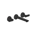 AXOR 49071671 Citterio C Wall-Mounted Widespread Faucet- Cubic Cut, 1.2 GPM - Matte Black