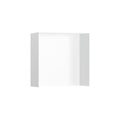 HANSGROHE 56079700 XtraStoris Minimalistic Wall Niche with Open Frame 12"x 12"x 5.5" - Matte White