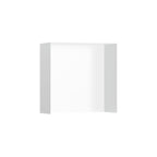 HANSGROHE 56079700 XtraStoris Minimalistic Wall Niche with Open Frame 12"x 12"x 5.5" - Matte White
