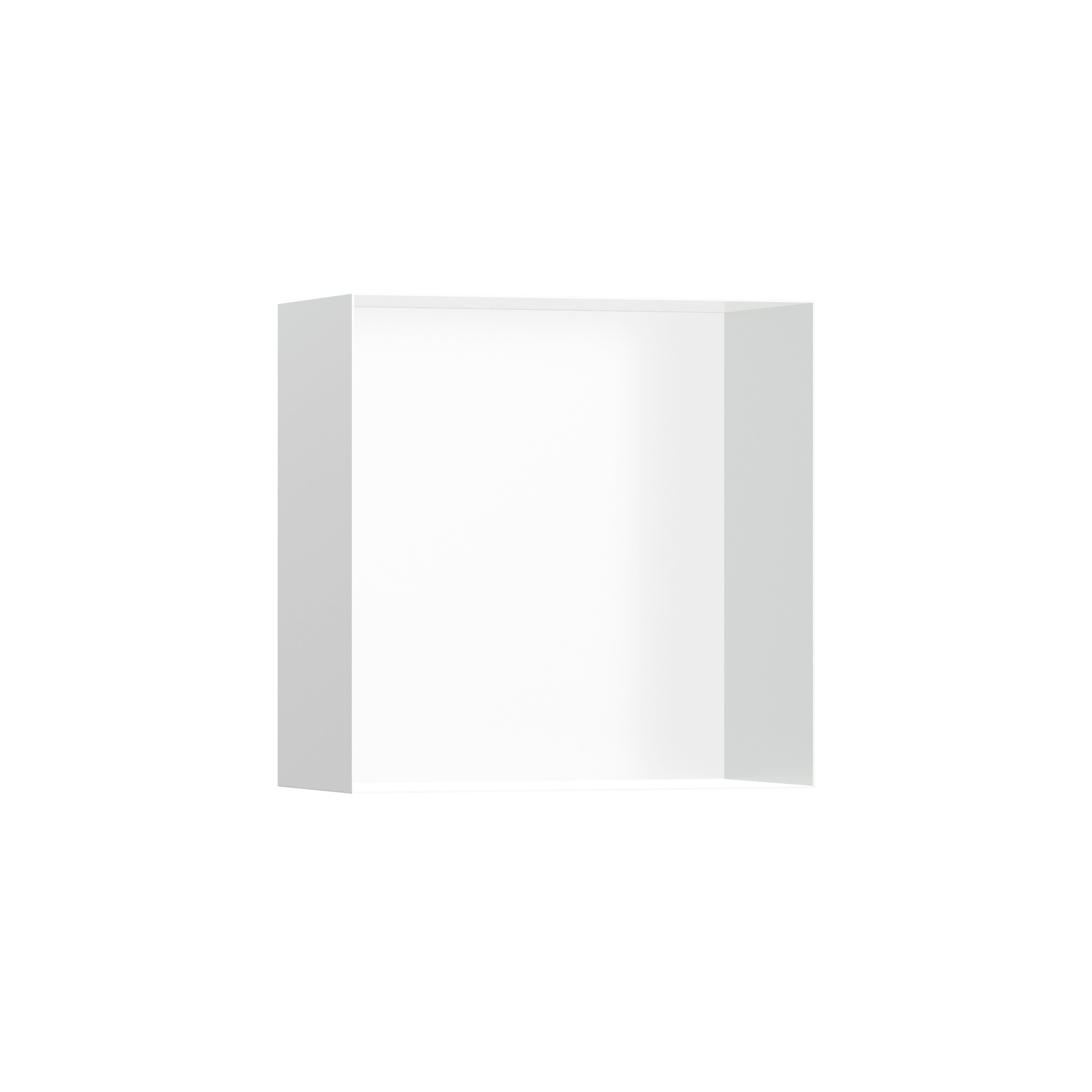 HANSGROHE 56079700 XtraStoris Minimalistic Wall Niche with Open Frame 12"x 12"x 5.5" - Matte White