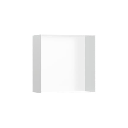 HANSGROHE 56079700 XtraStoris Minimalistic Wall Niche with Open Frame 12"x 12"x 5.5" - Matte White