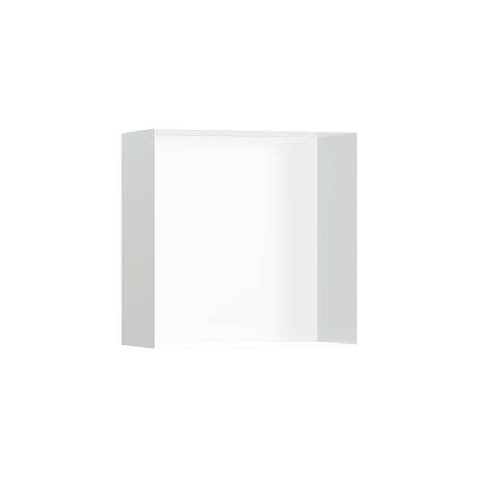 HANSGROHE 56079700 XtraStoris Minimalistic Wall Niche with Open Frame 12"x 12"x 5.5" - Matte White
