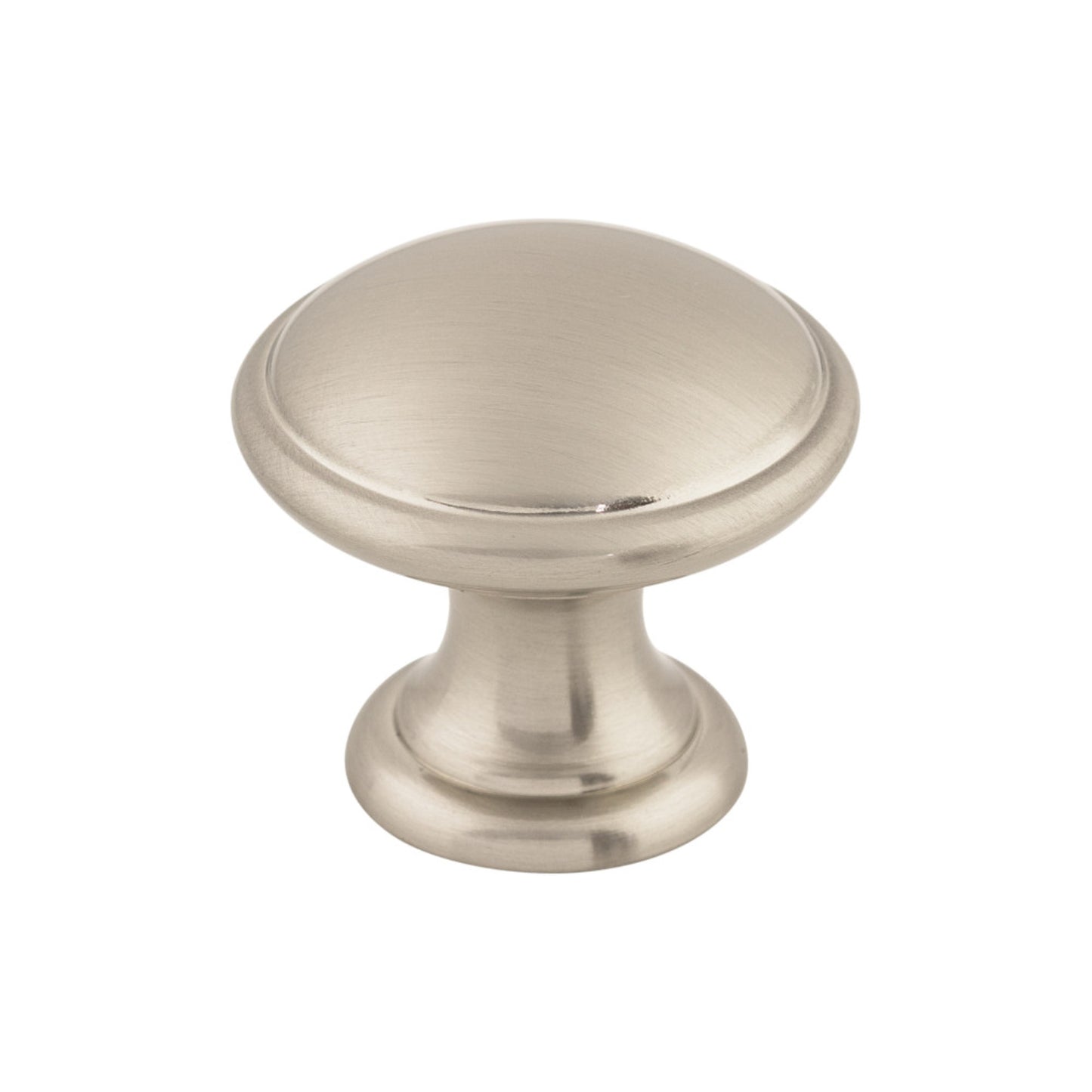 TOP KNOBS M1581 Rounded 1 1/4" Diameter Round Knob - Brushed Satin Nickel