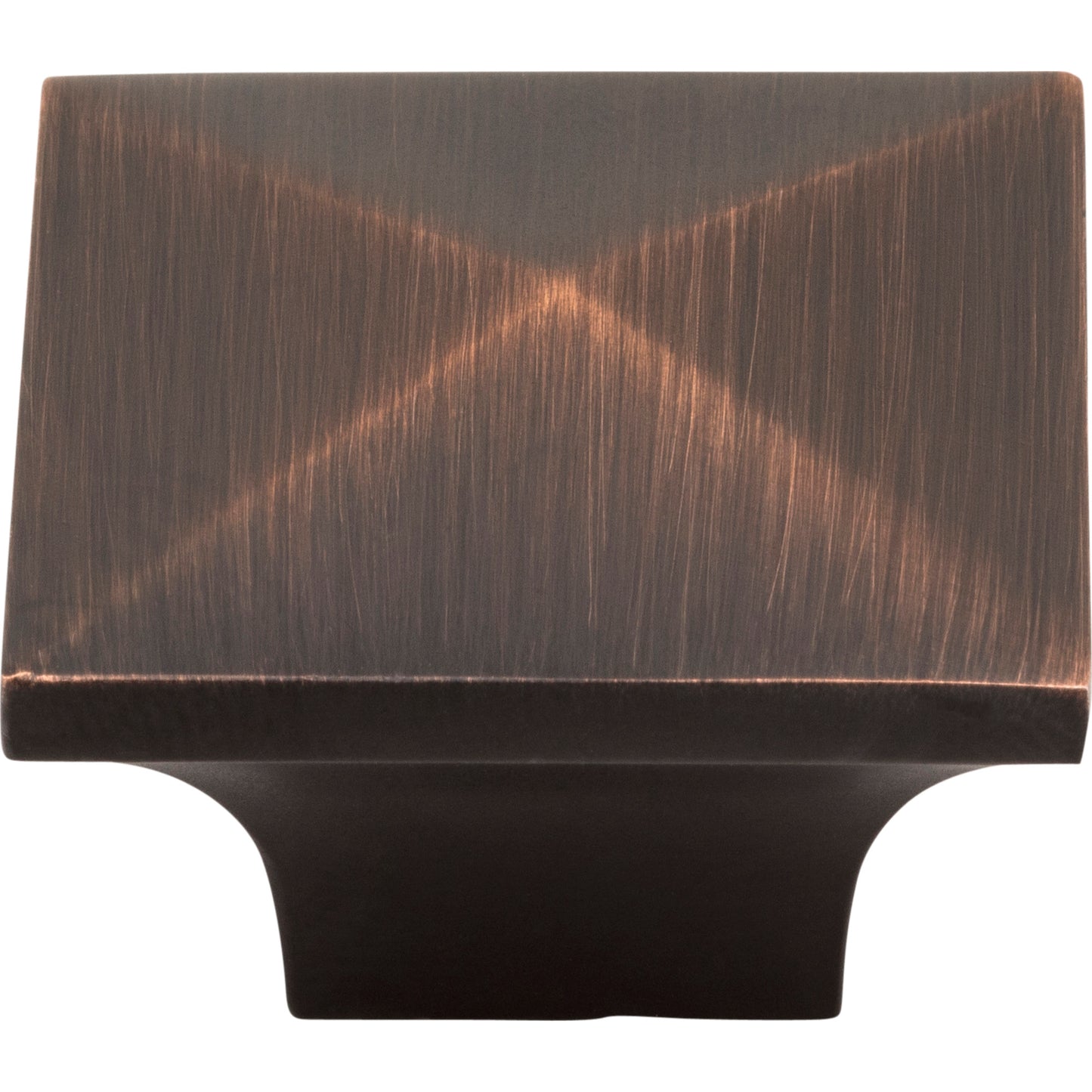 JEFFREY ALEXANDER 595DBAC Cairo 1-1/4" Length Square Knob - Brushed Oil Rubbed Bronze