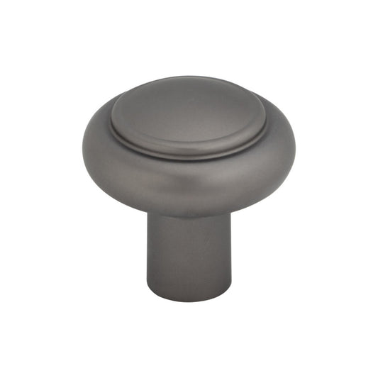 TOP KNOBS TK3110AG Clarence 1 1/4" Diameter Mushroom Knob - Ash Gray