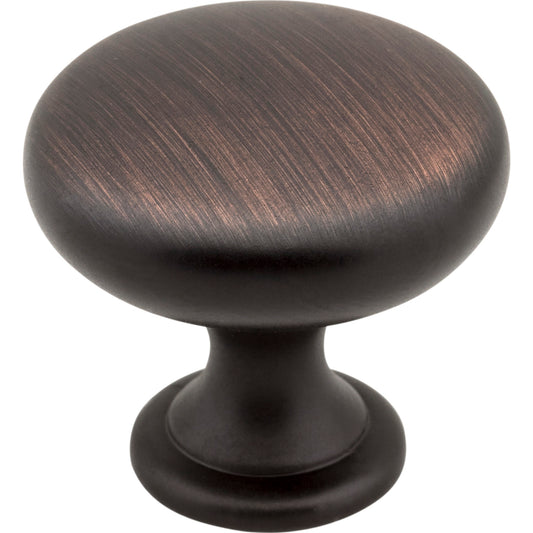 ELEMENTS 3910-DBAC Madison 1-3/16" Diameter Mushroom Knob - Brushed Oil Rubbed Bronze