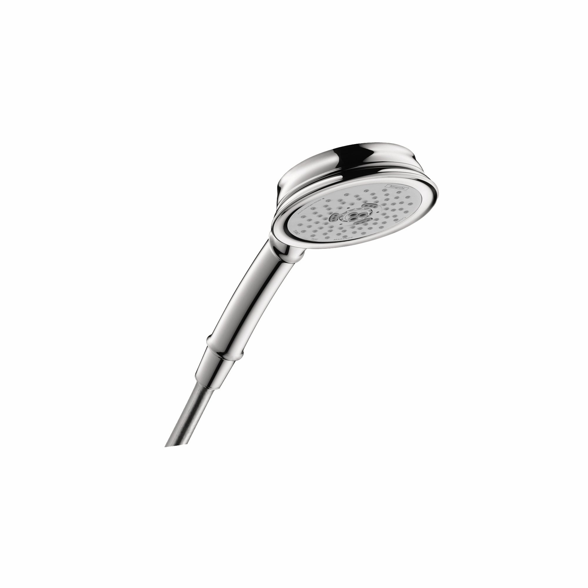 HANSGROHE 04072000 Croma 100 Classic Handshower 3-Jet, 2.5 GPM - Chrome