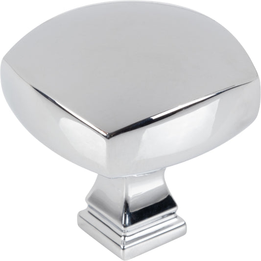 JEFFREY ALEXANDER 278L-PC Audrey 1-3/8" Diameter Square Knob - Polished Chrome