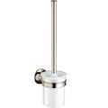 AXOR 42035830 Montreux Toilet Brush with Holder, Wall-Mounted - Polished Nickel