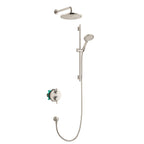 HANSGROHE 04915820 Raindance S Thermostatic Showerhead/Wallbar Set with Rough, 2.5 GPM - Brushed Nickel
