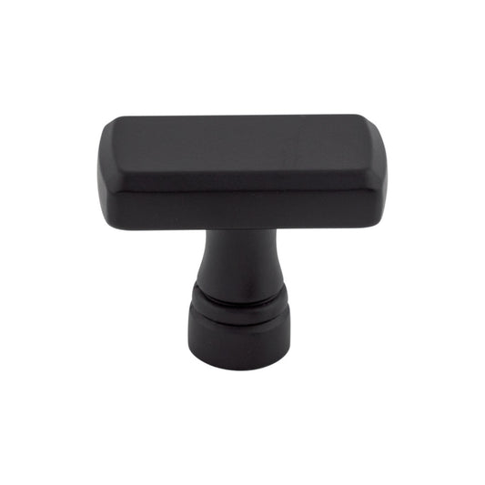 TOP KNOBS TK850BLK Kingsbridge 1 3/8" Length Rectangle Knob - Flat Black