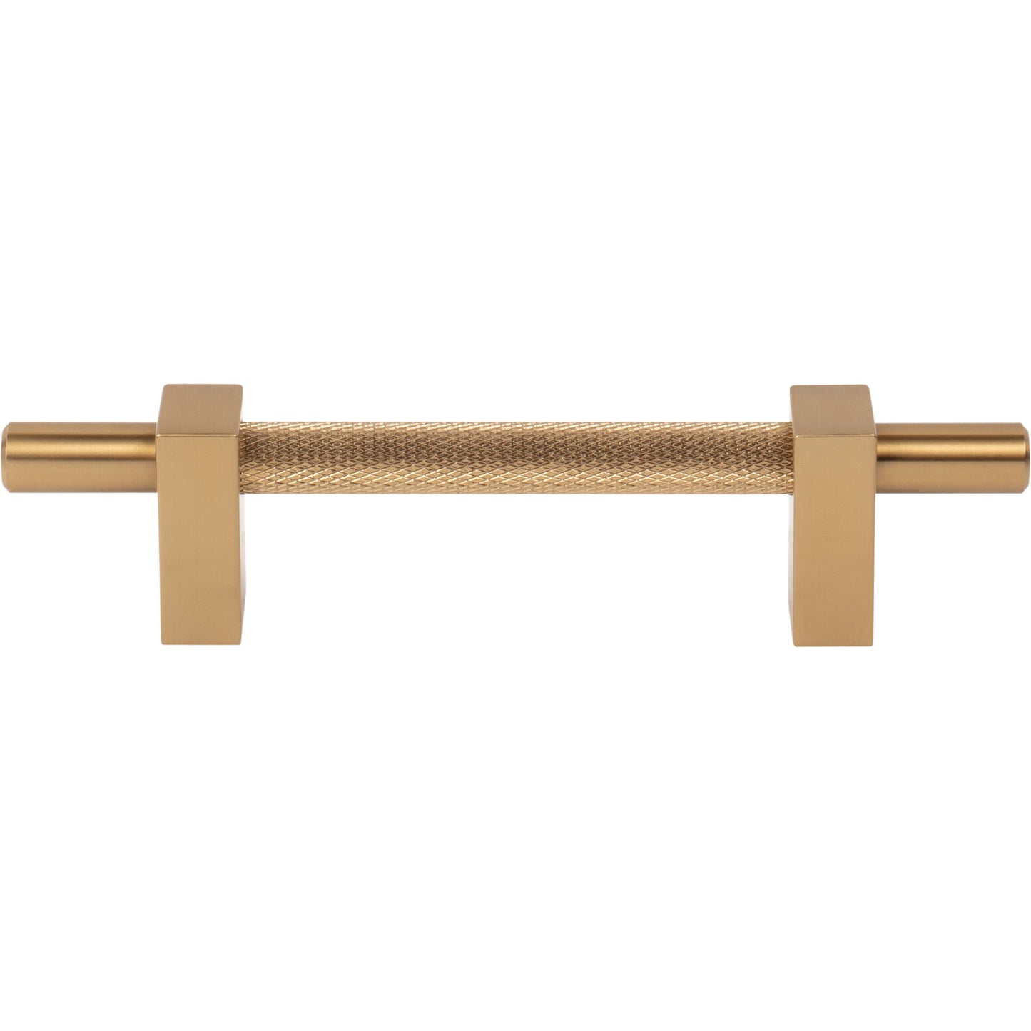 JEFFREY ALEXANDER 598-96SBZ Larkin Knurled Center 96 mm Center-to-Center Bar Pull - Satin Bronze