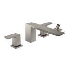 TOTO TBG02202U#BN Gr Two-Handle Deck-Mount Roman Tub Filler Trim With Handshower - Brushed Nickel