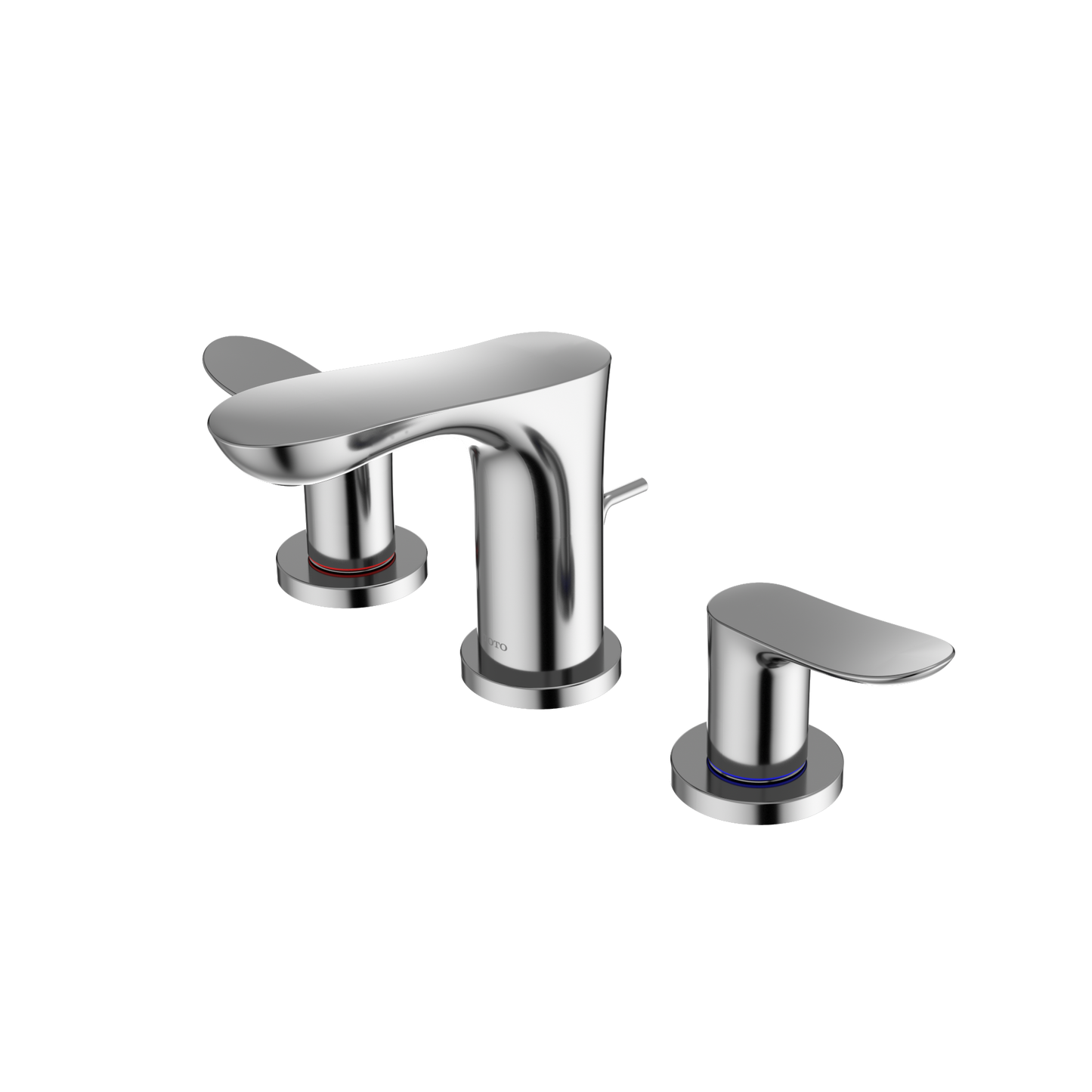 TOTO TLG01201U#CP GO Series 1.2 GPM Two Handle Widespread Bathroom Sink Faucet with Drain Assembly , Polished Chrome