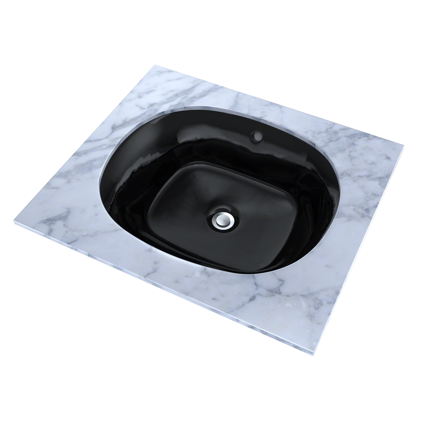 TOTO LT483#51 Maris 17-5/8" x 14-9/16" Oval Undermount Bathroom Sink , Ebony