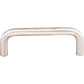 TOP KNOBS SS23 Bent Bar (8mm Diameter) 3" Center to Center Bar Pull - Stainless Steel