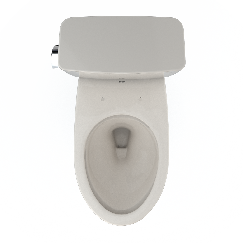 TOTO CST776CEFG#12 Drake Two-Piece Elongated 1.28 Gpf Universal Height Tornado Flush Toilet With Cefiontect - Sedona Beige