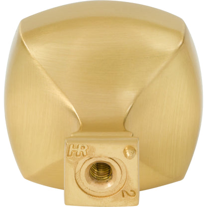 JEFFREY ALEXANDER 278L-BG Audrey 1-3/8" Diameter Square Knob - Brushed Gold