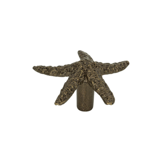 ATLAS 142-BB Starfish 2" Length Novelty Knob , Burnished Bronze