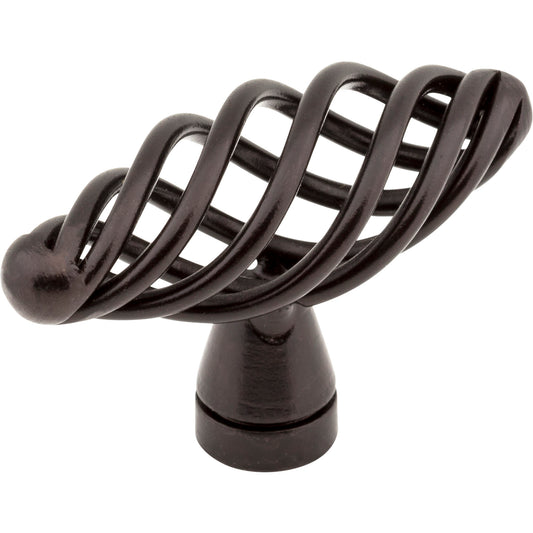 JEFFREY ALEXANDER I350-DACM Zurich 2" Length Birdcage Knob , Gun Metal