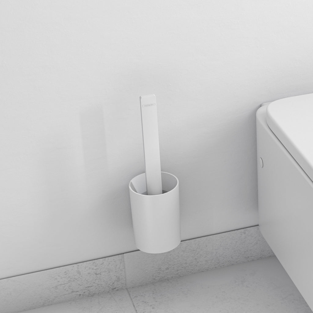 HANSGROHE 27927700 WallStoris Toilet Brush Holder - Matte White