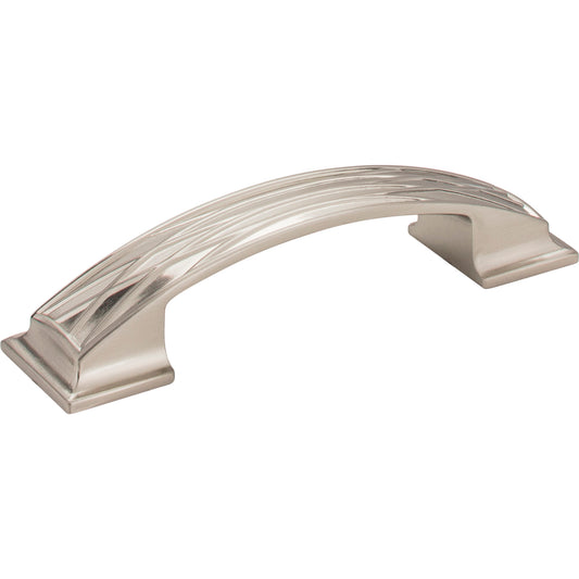 JEFFREY ALEXANDER 535-96SN Aberdeen 96 mm Center-to-Center Bar Pull , Satin Nickel