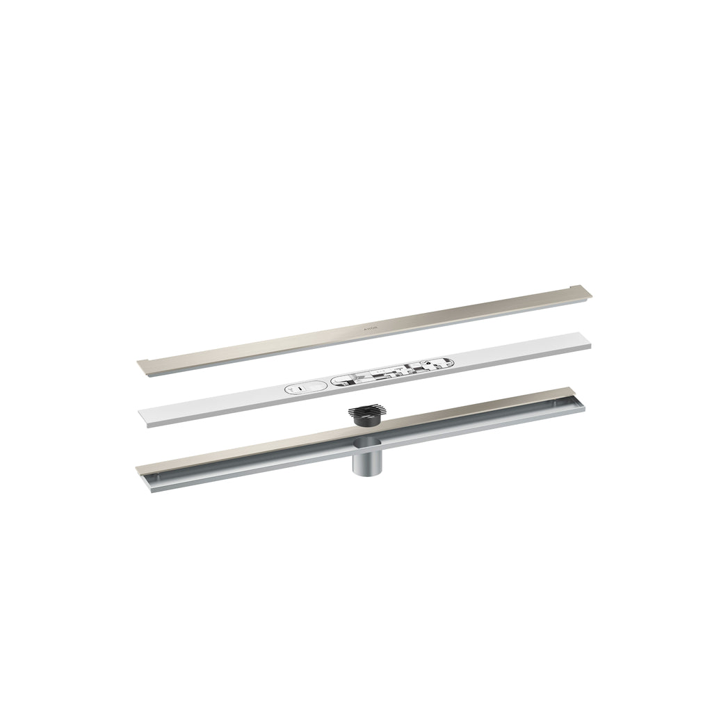 AXOR 42526801 Drains Wall Installation 31 1/2" - Stainless Steel Optic